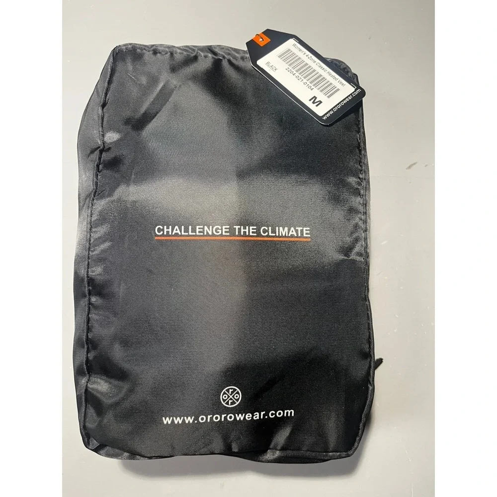 Ororo Womens 4-Zone Classic Heated Vest Black Size M 2204-021-0104 NWT